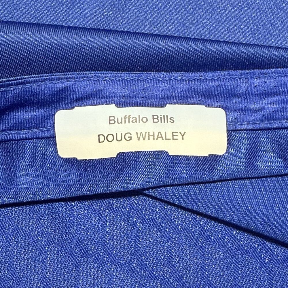 Nike Buffalo Bills Dri-Fit Polo Shirt Mens Large Blue Red Team Issue NFL Logo - Picture 5 of 10